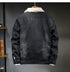Newest Thick Men's Denim Jacket Long Sleeve Denim Jacket Coats